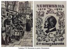 Экспонаты выставки «Романтик и его графика» (экслибрисы Г.В. Малакова) в Тамбовской областной картинной галерее. 30.01.2026. Автор фото: Е. Карикова.