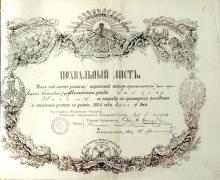 Ф. 191. Оп. 1. Д. 52. Л. 1